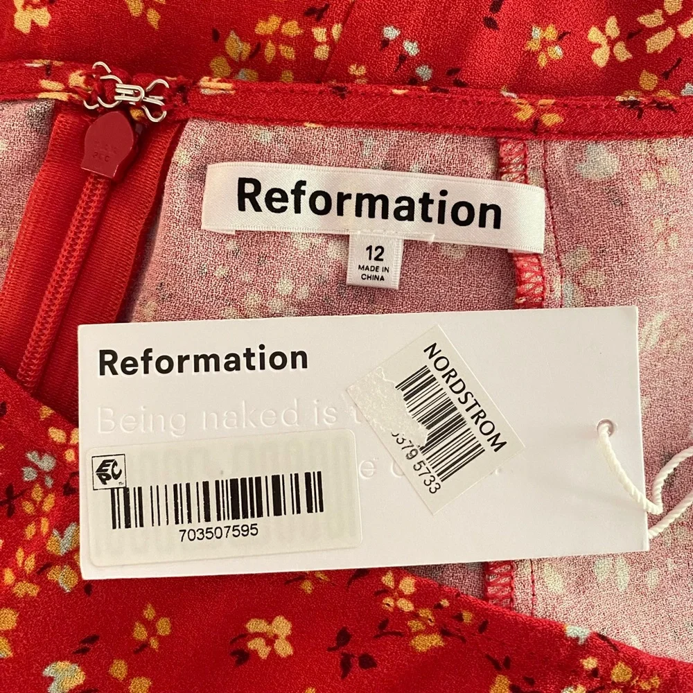 NEW Reformation Zoe Skirt Baila 12